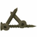 Dta Drywall Screw, #8 x 1-5/8 in, Steel, Square Drive, 200 PK SCR158